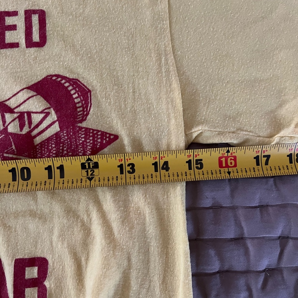 Vintage Yellow 'I Survived Skylab' T-Shirt S/XS - Picture 3 of 3